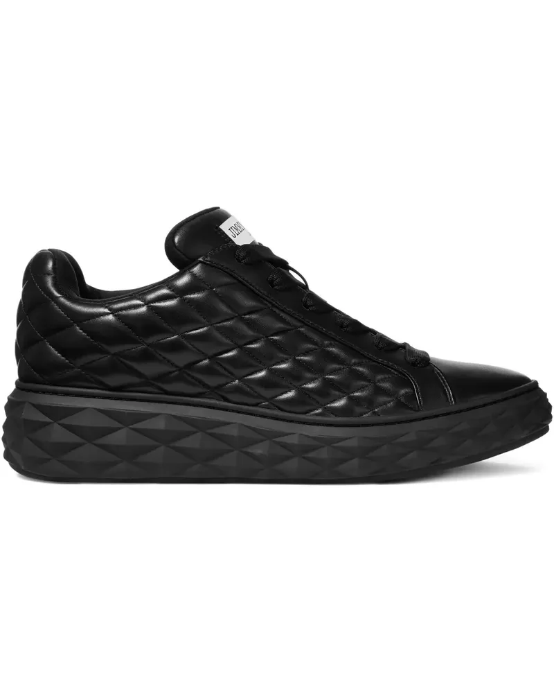 Jimmy Choo Gesteppte Plateau-Sneakers - Schwarz Schwarz