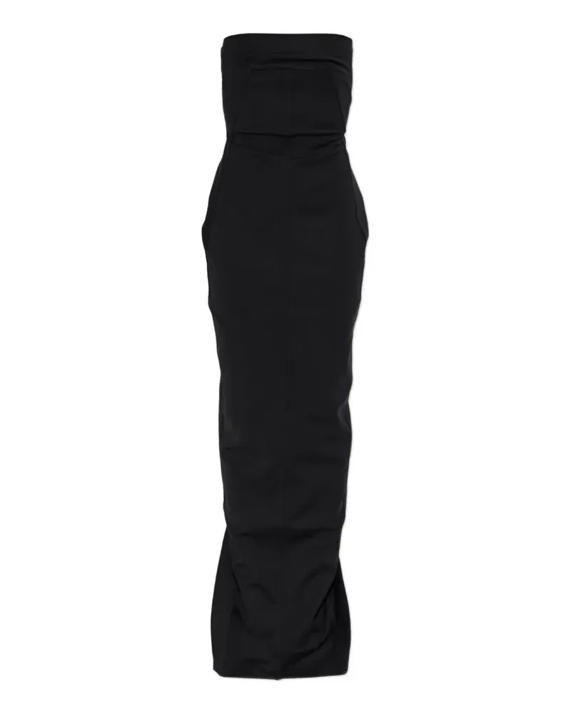 Rick Owens Bustier strapless maxi gown - Schwarz Schwarz