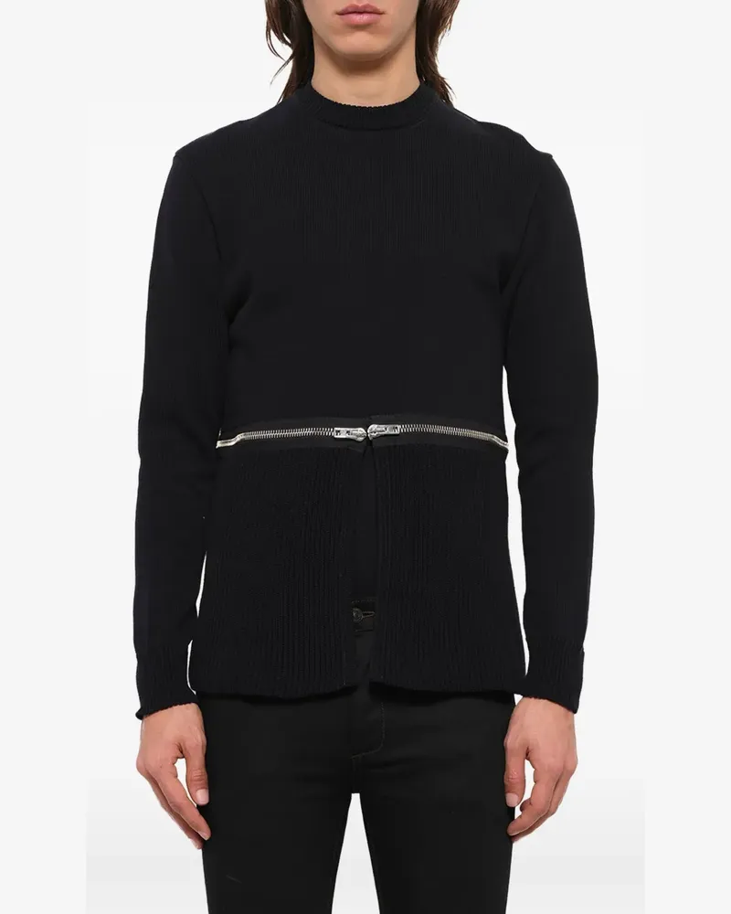 Givenchy Sweatshirt mit Reißverschlussdetail - Schwarz Schwarz