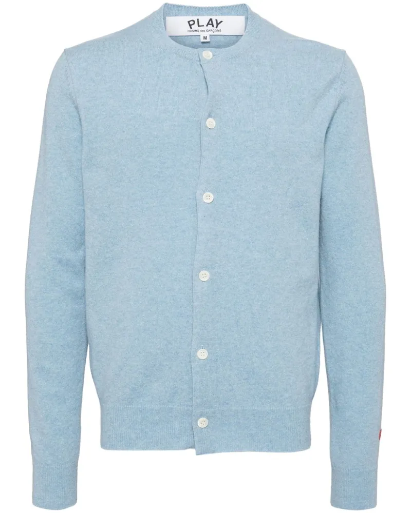 Comme des Garçons Klassischer Cardigan - Blau Blau