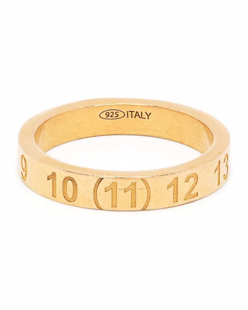Maison Margiela Ring mit Nummer - Gold Gold