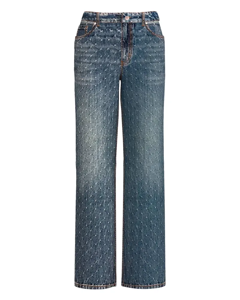 HUGO BOSS Jeans mit geradem Bein - Blau Blau