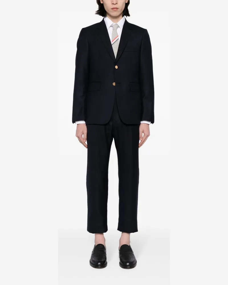 Thom Browne Wollsakko mit zwei Knöpfen - Blau Blau