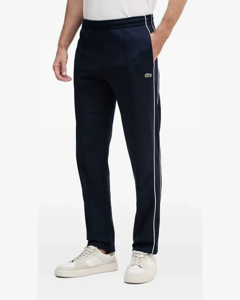 Lacoste side-stripe track pants - Blau Blau