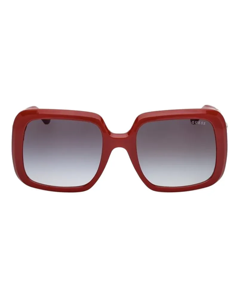 Guess chain-link square-frame sunglasses - Rot Rot