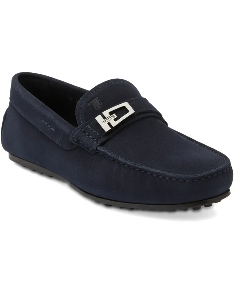 TOD'S metal-detail loafers - Blau Blau