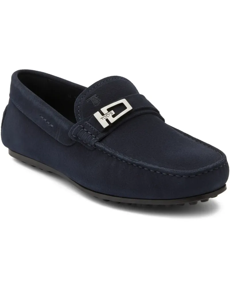 TOD'S Loafer mit Metalldetail - Blau Blau