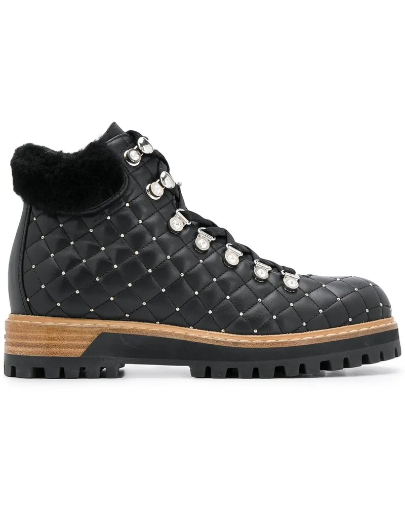 Le Silla St. Moritz' Trekking-Boots - Schwarz Schwarz