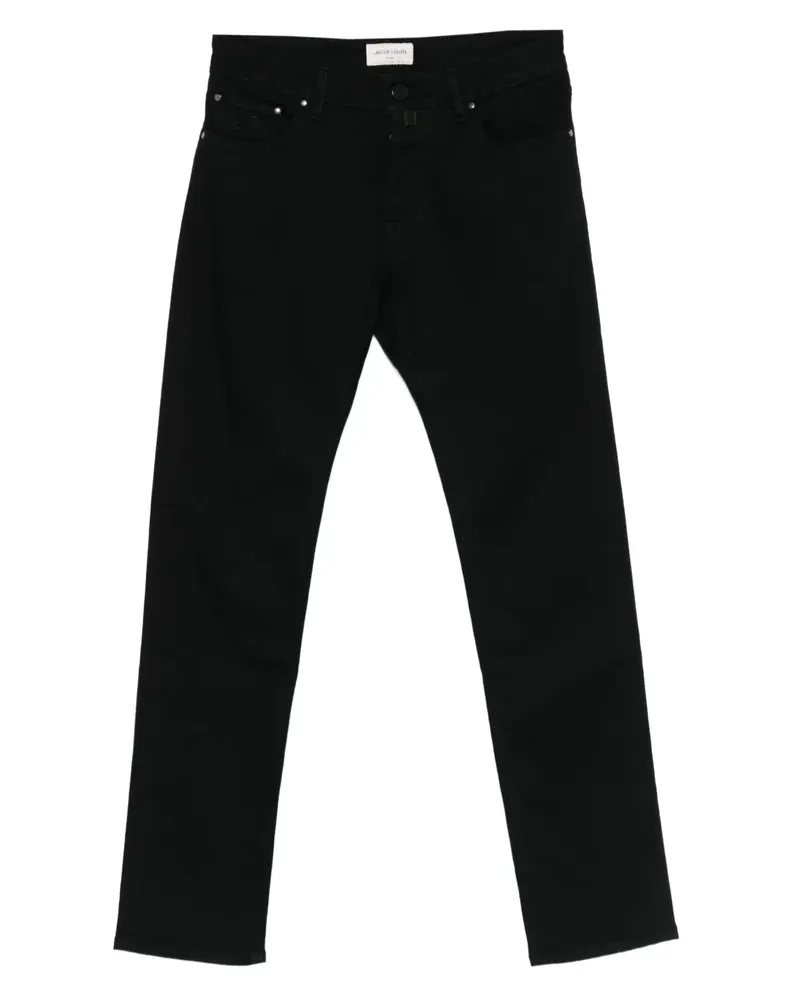 Jacob Cohën Geknöpfte Hose - Schwarz Schwarz