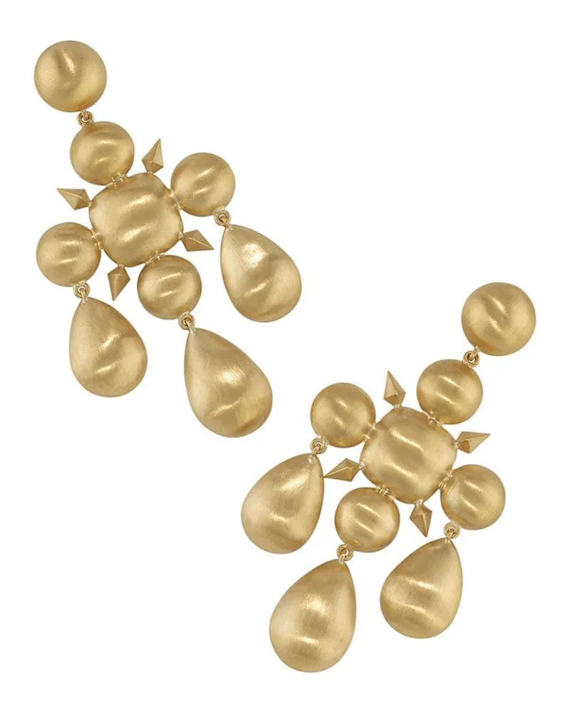 Irene Neuwirth 18kt Domed Chandelier Gelbgoldohrringe Gold