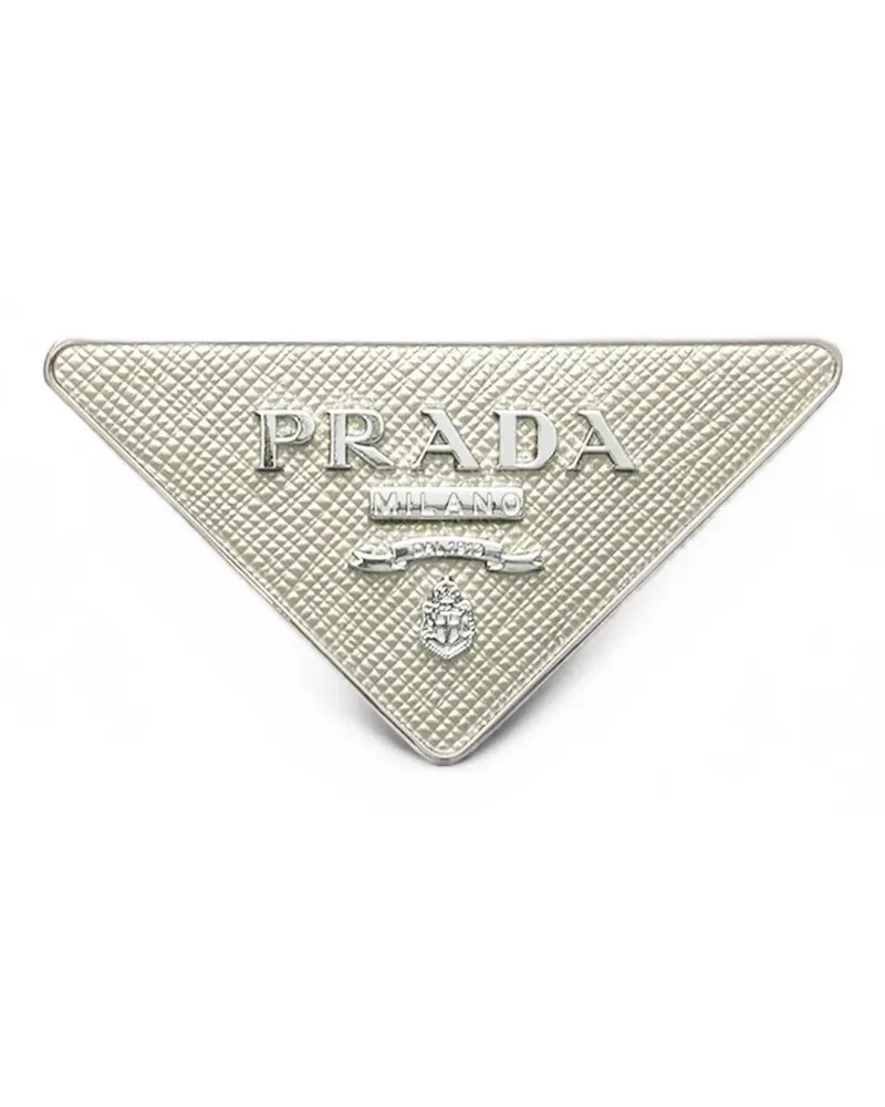 Prada Saffiano Gürtelschnalle - Custom Belts - Weiß Weiß