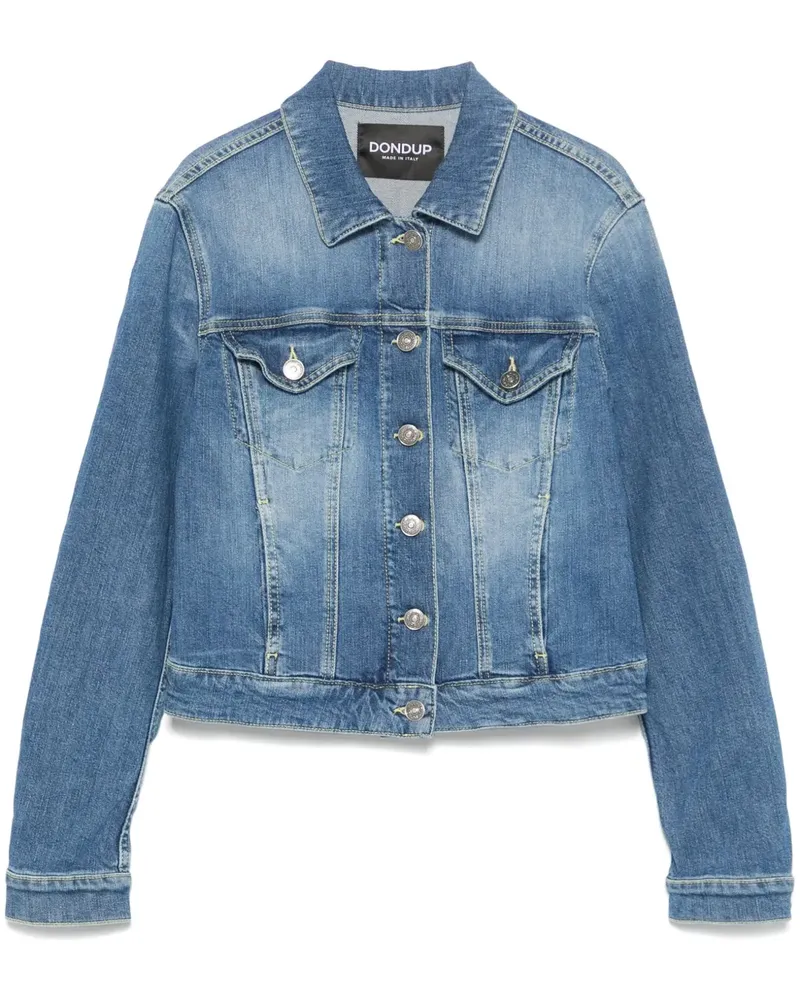 Dondup Klassische Jeansjacke - Blau Blau