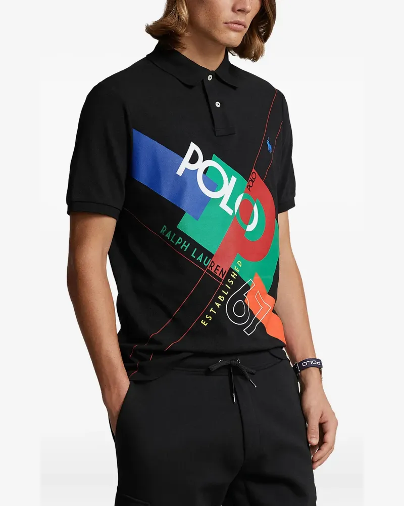 Ralph Lauren logo-print polo shirt - Schwarz Schwarz