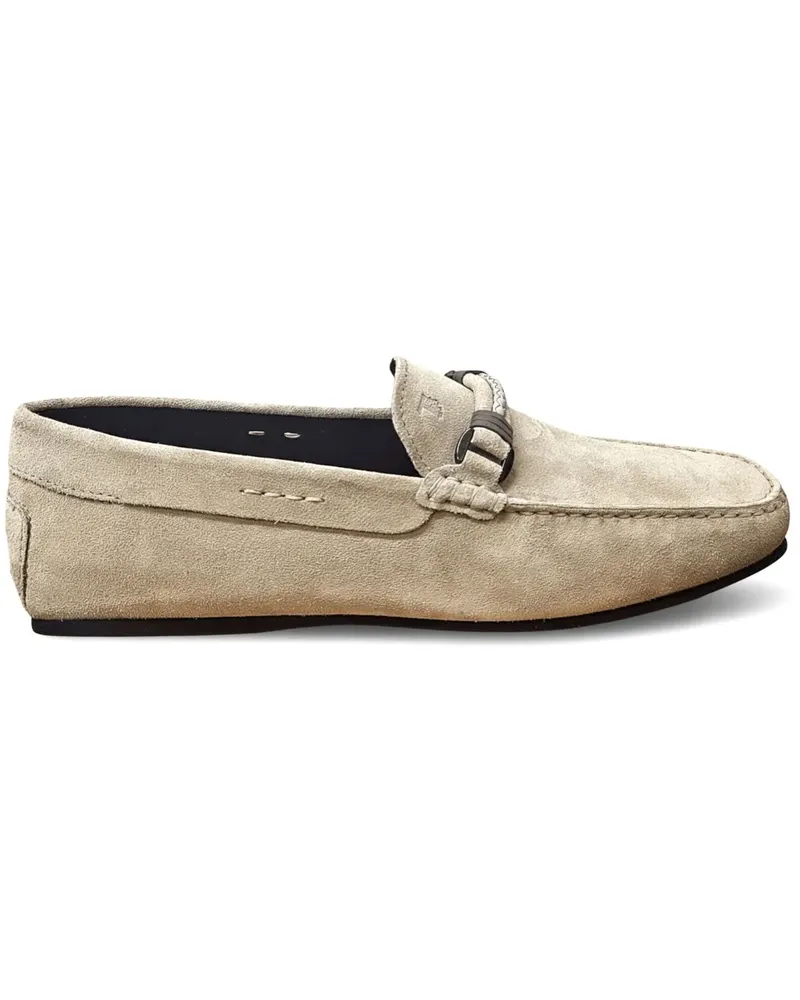 TOD'S Loafer mit Flechtdetail - Nude Nude