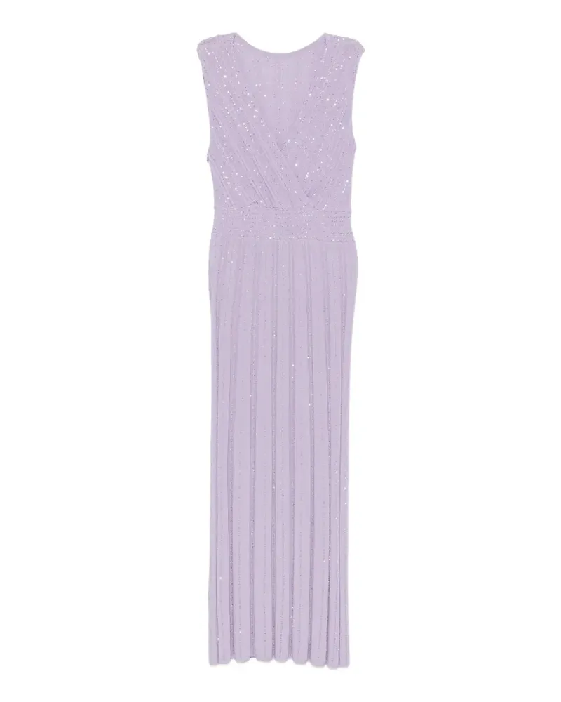 D.EXTERIOR Minikleid mit Pailletten - Violett Violett
