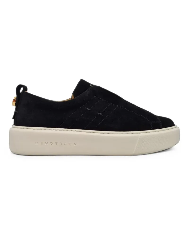 Henderson Slip-On-Sneakers aus Wildleder - Schwarz Schwarz