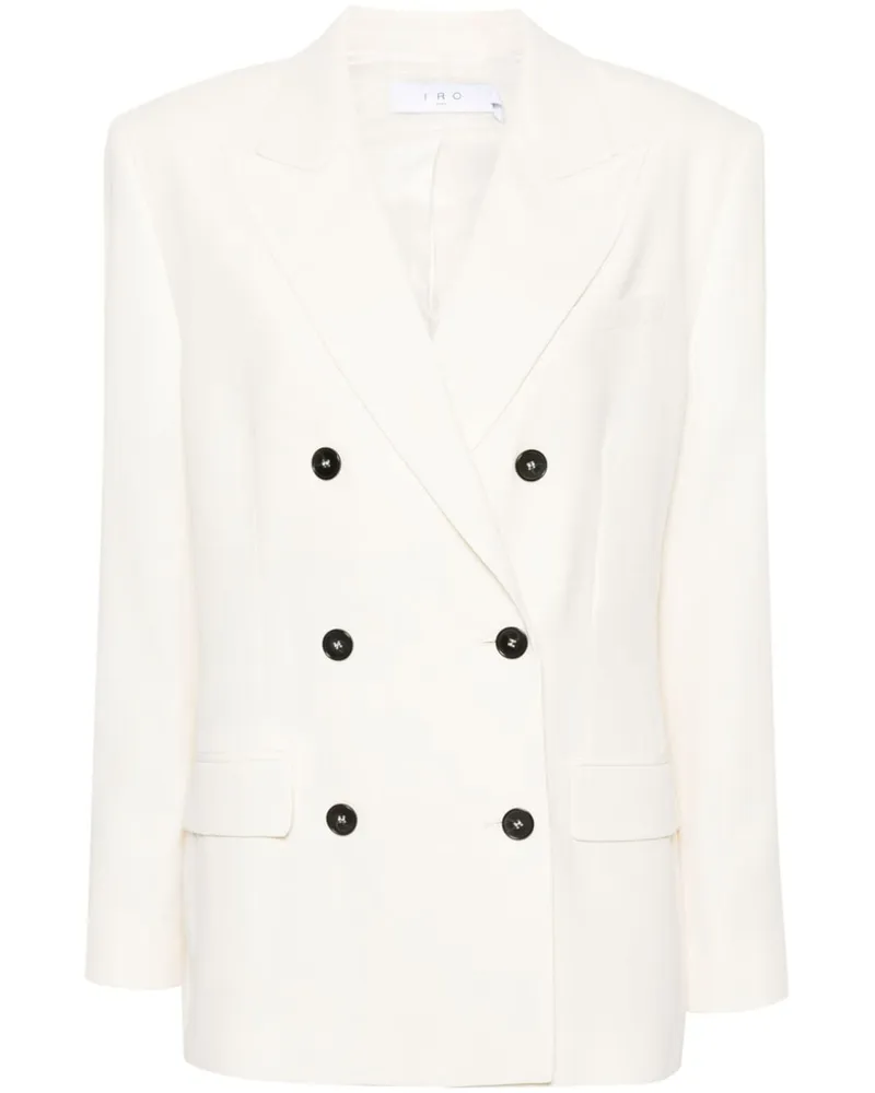 IRO Doppelreihiger Kristal Blazer - Nude Nude