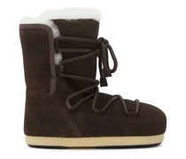 EVX Schnürstiefel mit Shearling - Braun