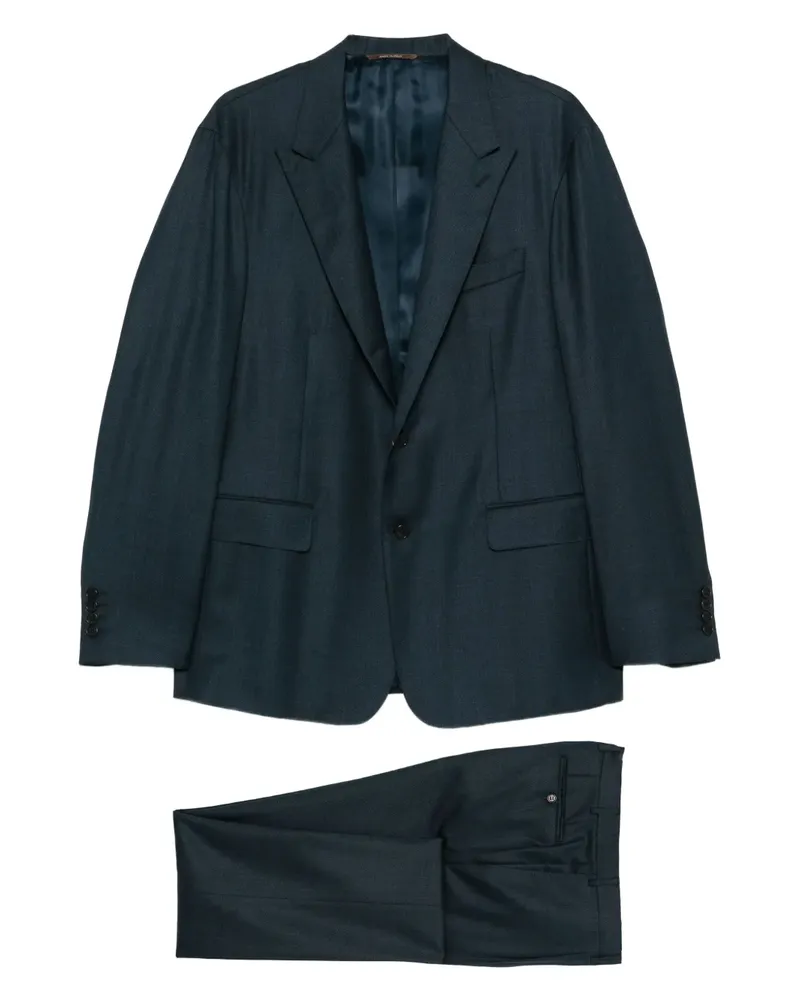 Canali Einreihiger Anzug - Blau Blau