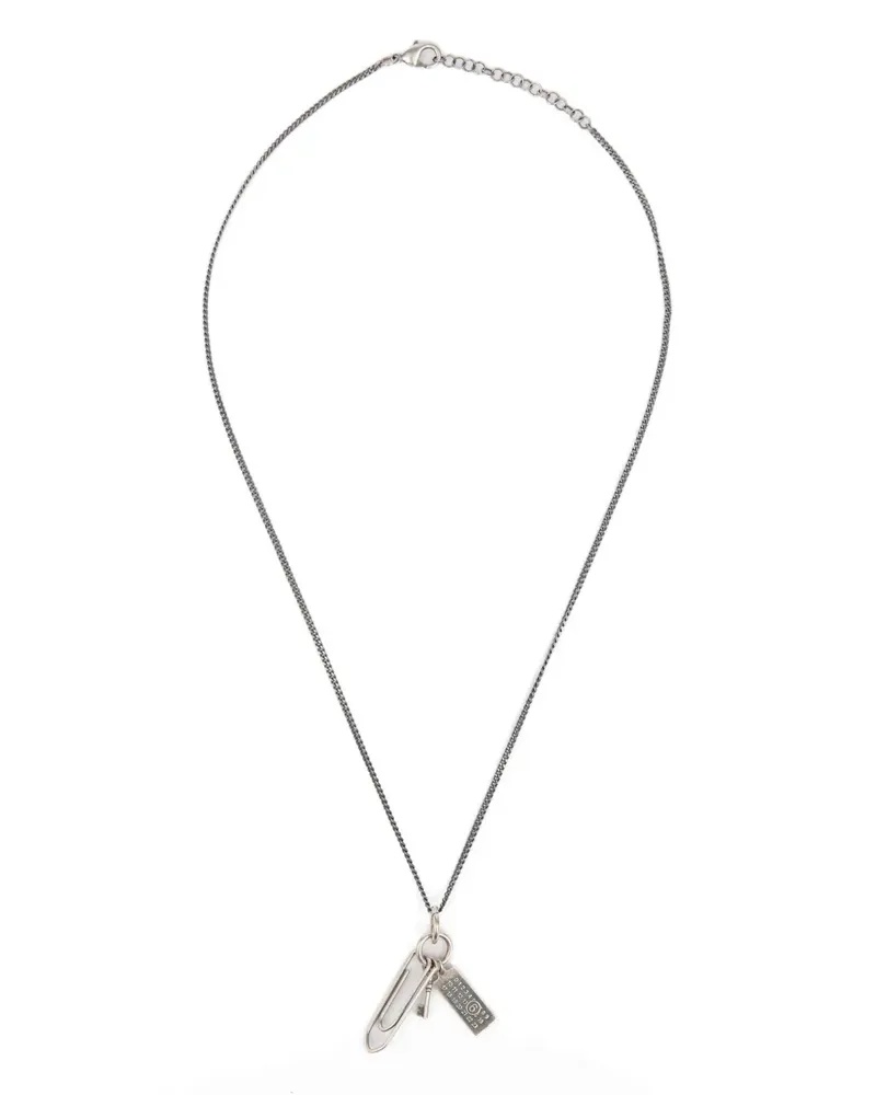 Maison Margiela Büroklammer-Halskette - Silber Silber