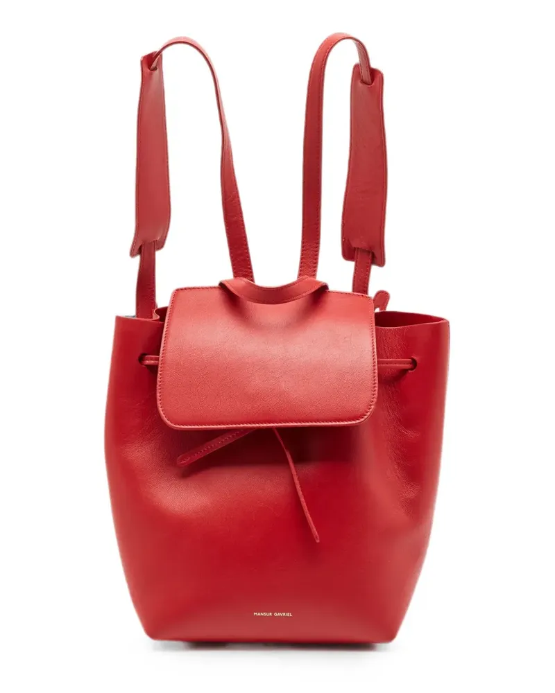 Mansur Gavriel leather mini backpack - Rot Rot