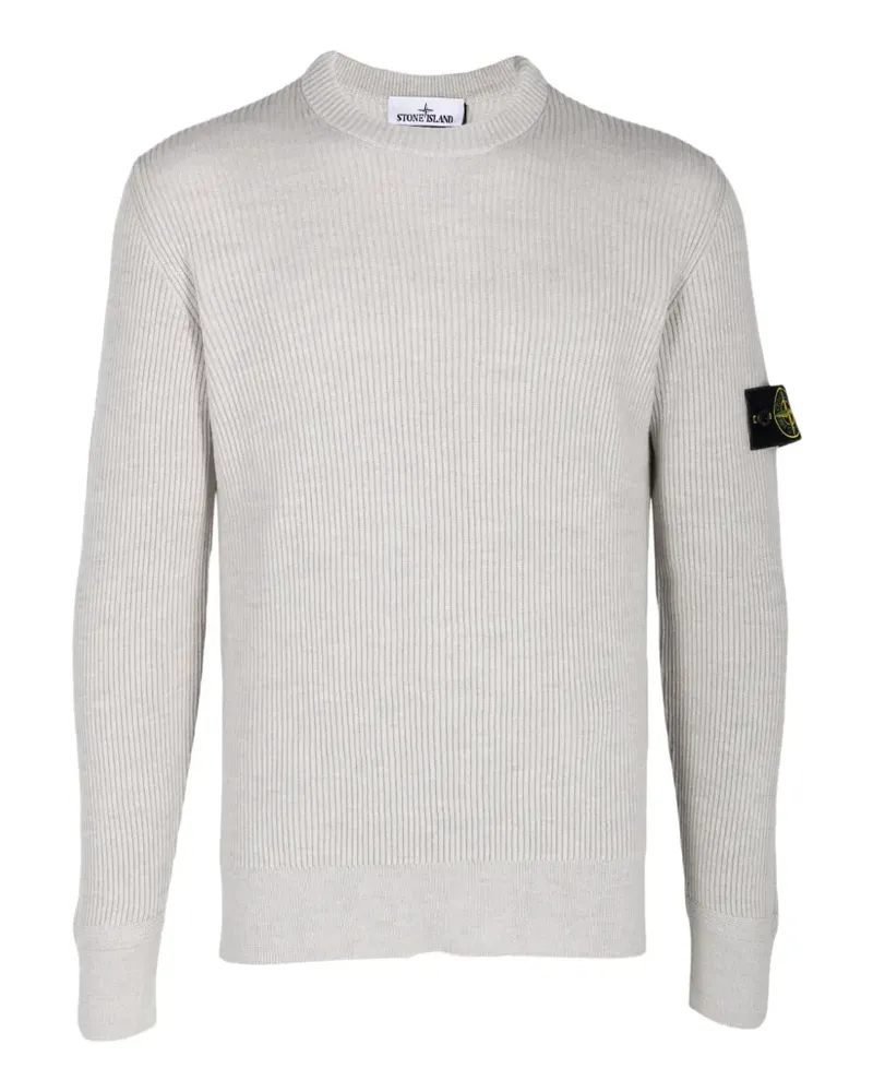 Stone Island 5100053 full rib rws wool jumper - Nude Nude
