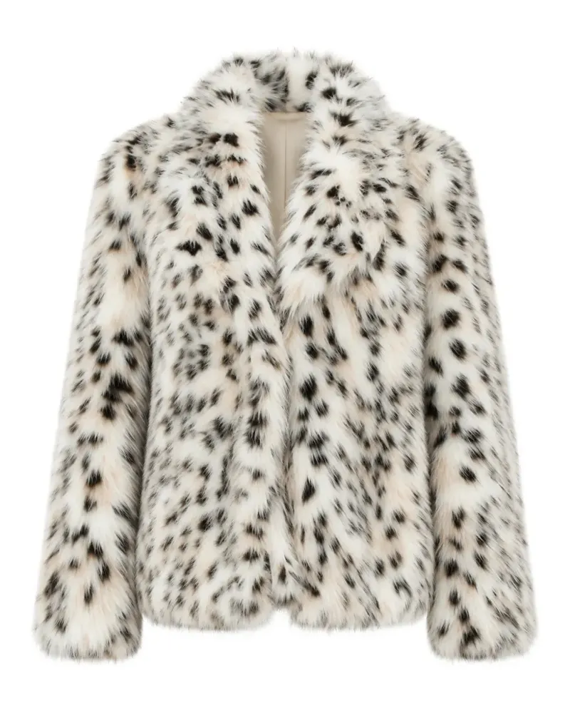 Bully animal-print faux-fur jacket - Nude Nude