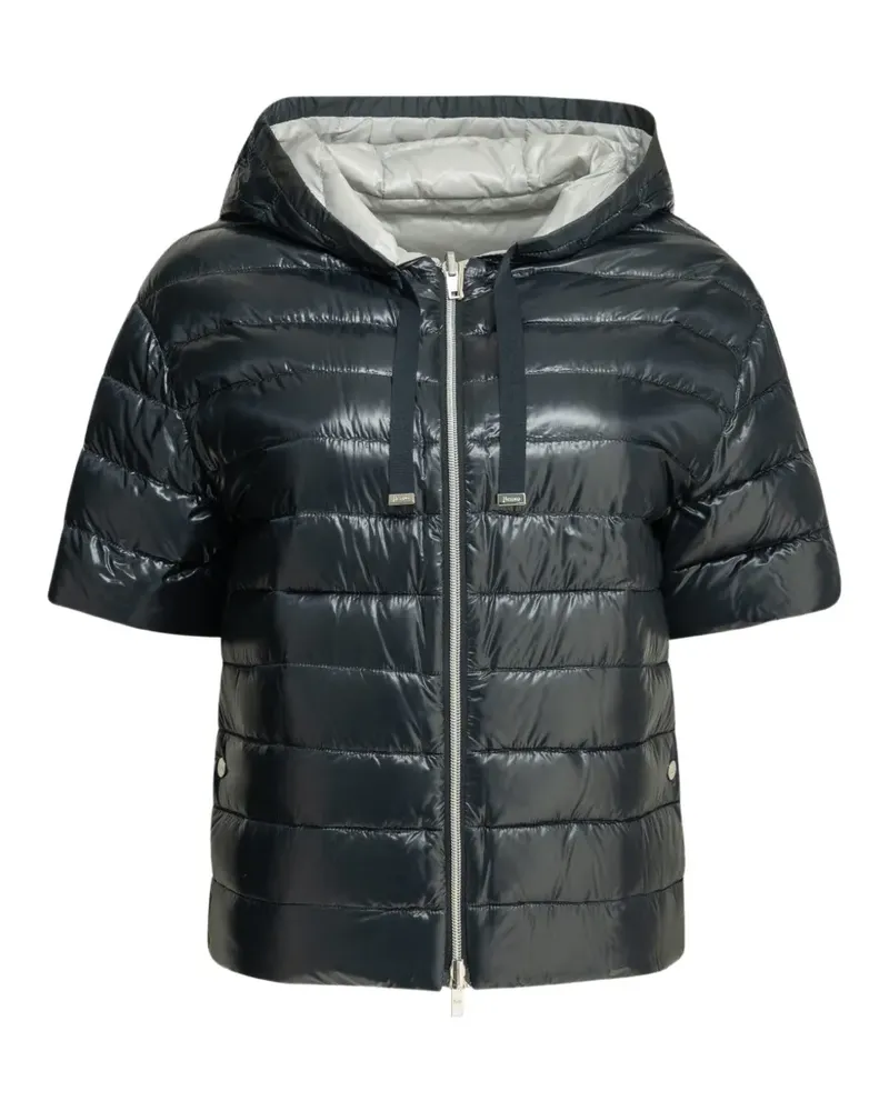 Herno quilted hooded reversible puffer jacket - Blau Blau