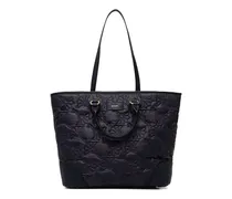 Gesteppter Shopper - Schwarz