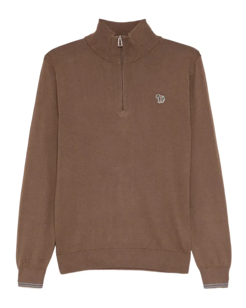 Paul Smith Pullover mit Stehkragen - Braun Braun
