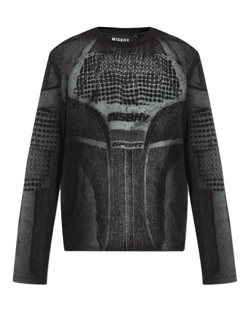 MISBHV Active Langarmshirt - Schwarz Schwarz
