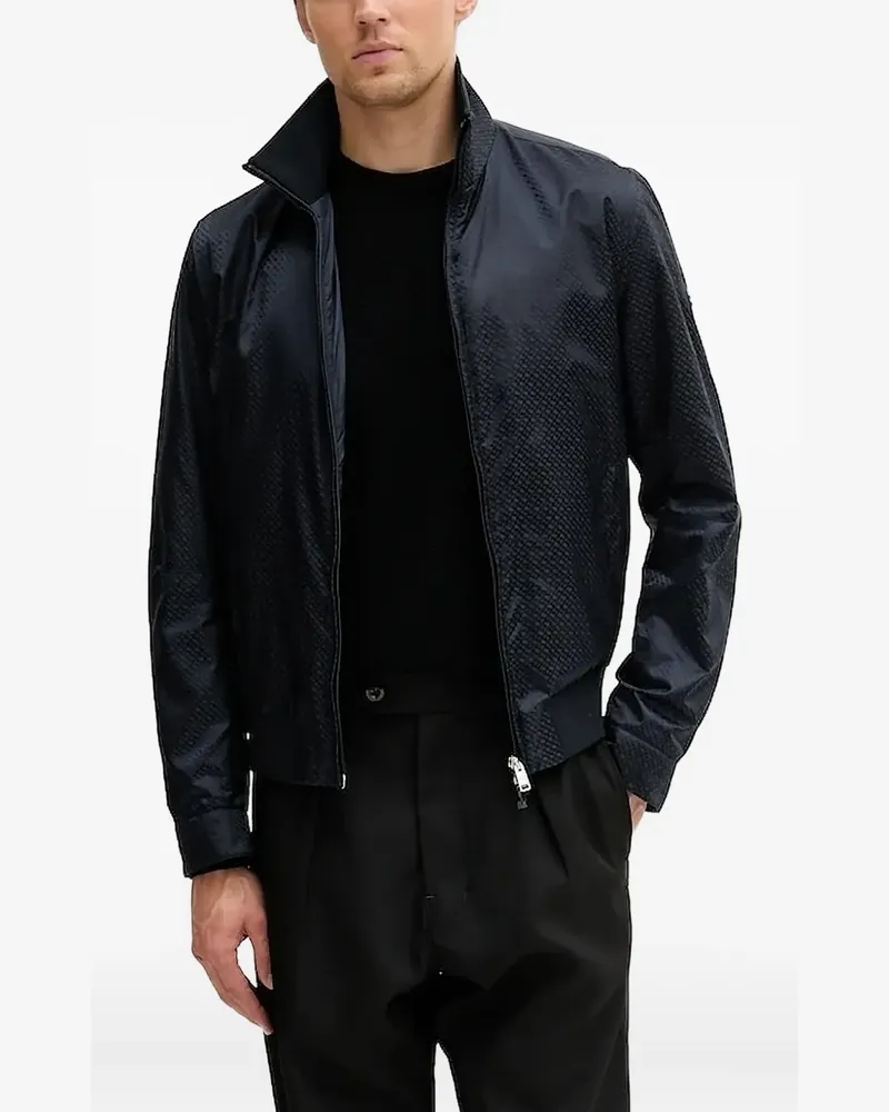 HUGO BOSS Jacke mit Reißverschluss - Blau Blau