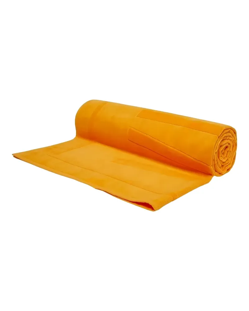 Vilebrequin logo-embossed beach towel - Orange Orange
