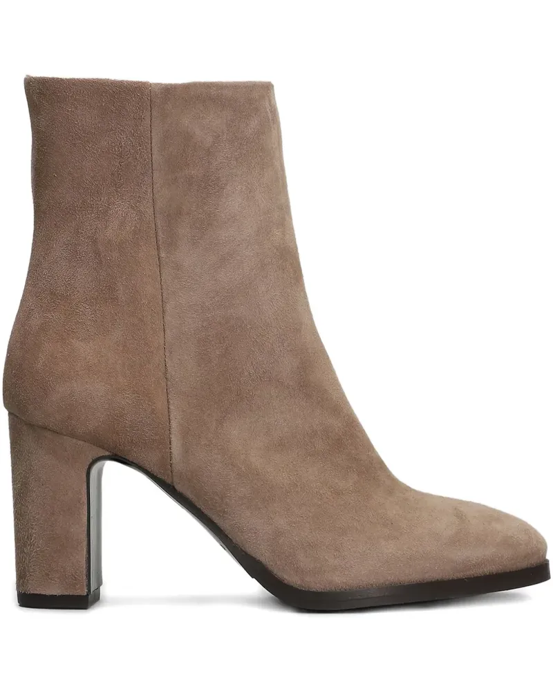 Julie Dee Stiefel mit Blockabsatz - Nude Nude
