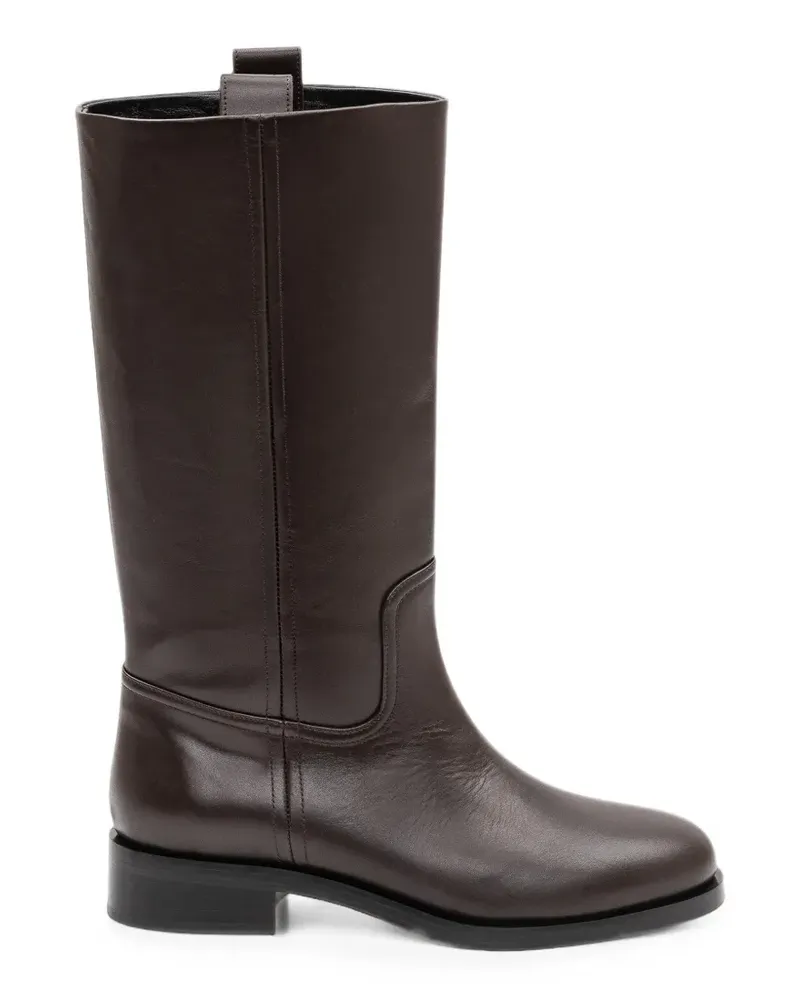 aeyde Kniehohe Theo Stiefel - Braun Braun