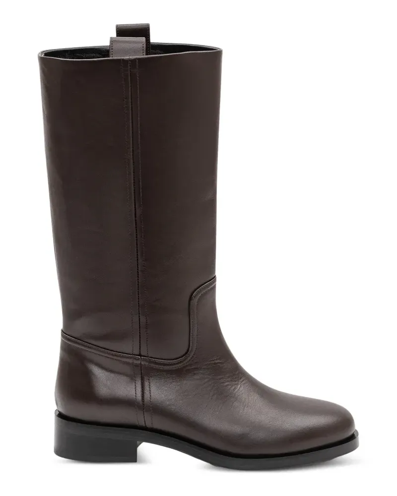 aeyde Kniehohe Theo Stiefel - Braun Braun