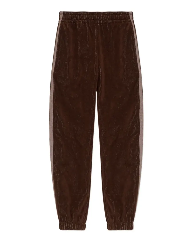 Versace Jogginghose aus Frottee - Braun Braun