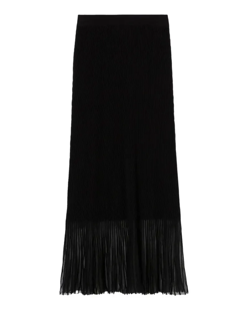 Claudie Pierlot long knitted skirt - Schwarz Schwarz