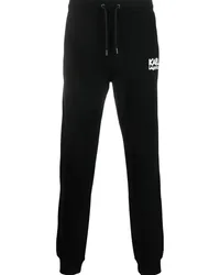 Karl Lagerfeld Jogginghose mit Logo-Print Schwarz