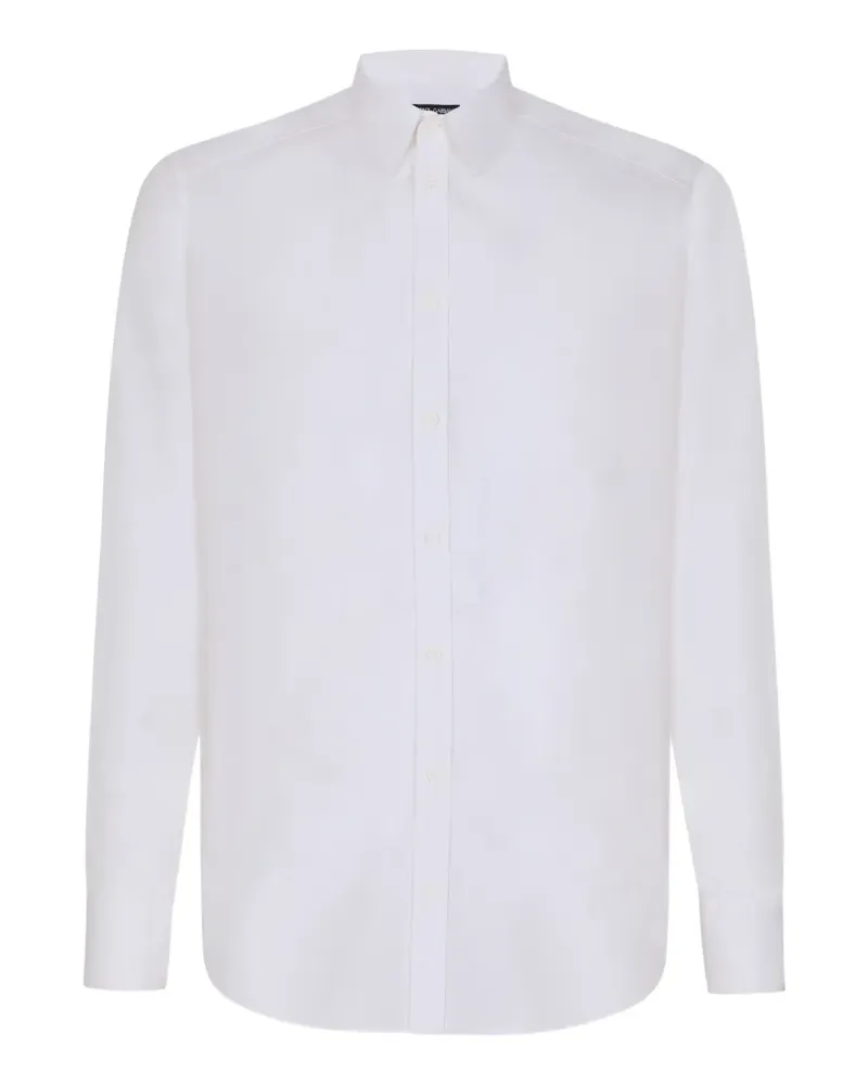 Dolce & Gabbana stretch-poplin Gold-fit shirt - Weiß Weiß