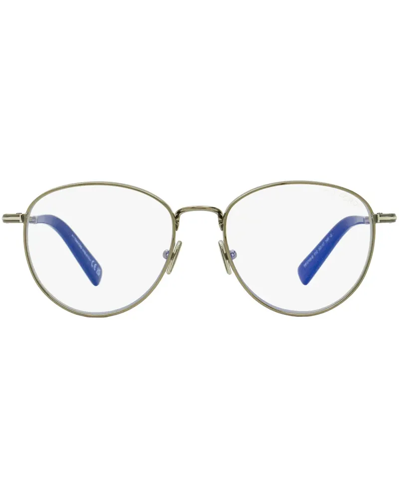 Tom Ford Brille mit rundem Gestell - Silber Silber