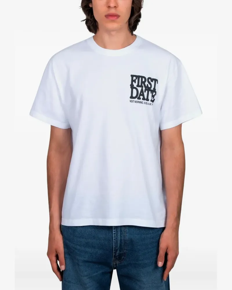 Carne Bollente T-Shirt mit grafischem Print - Weiß Weiß