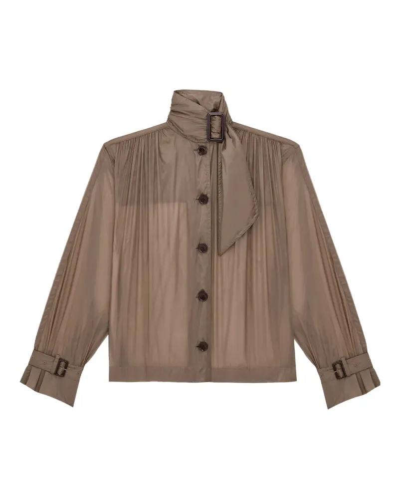 Saint Laurent Bluse mit Knöpfen - Braun Braun