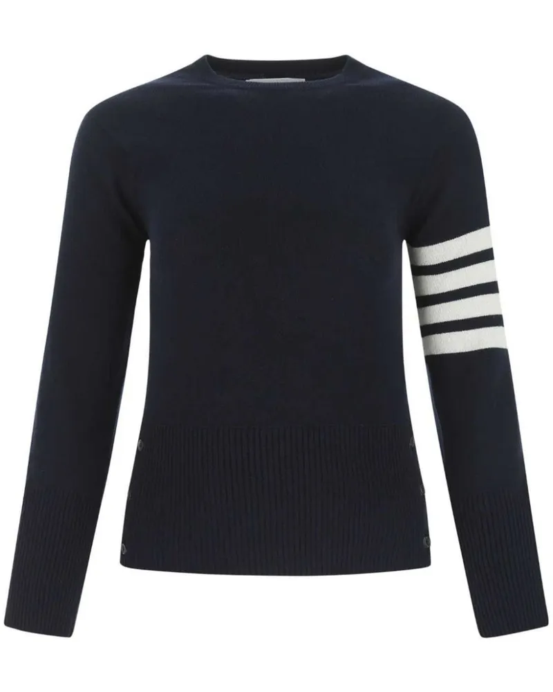 Thom Browne Pullover mit gestreiftem Ärmel - Blau Blau