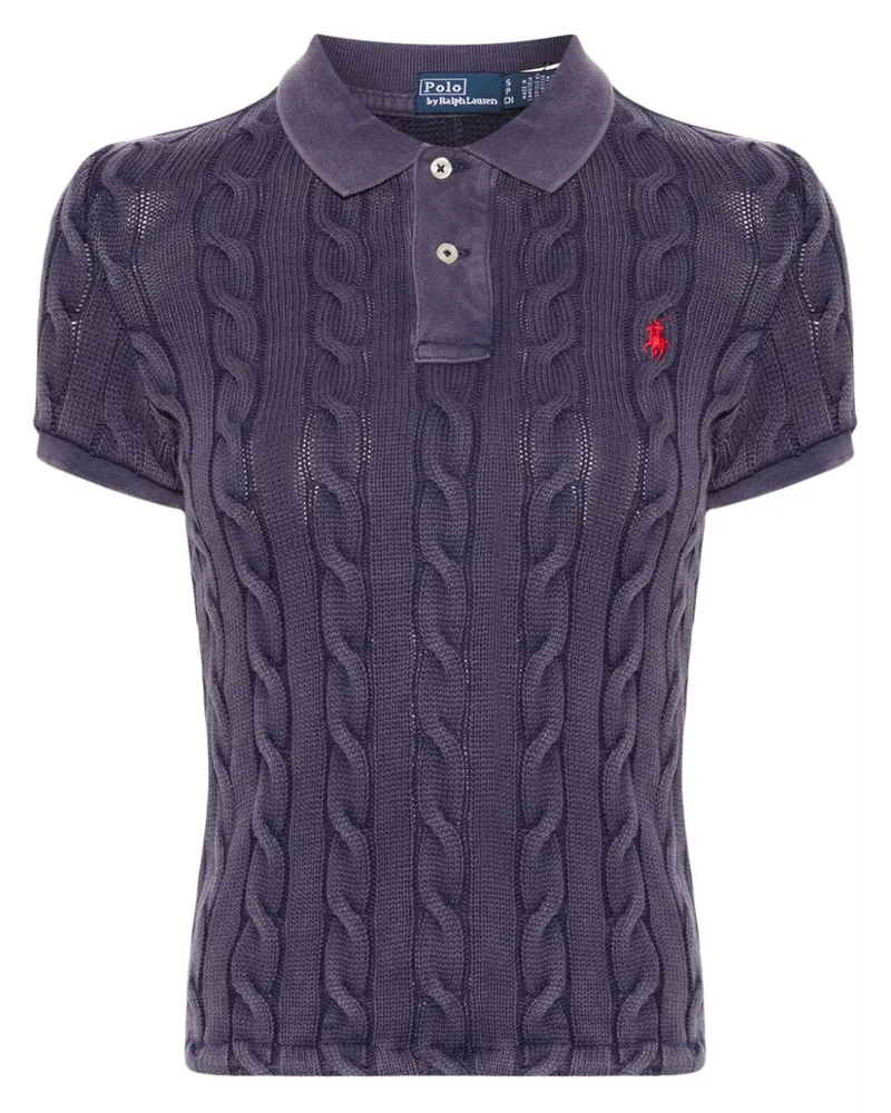 Ralph Lauren Poloshirt mit Polo Pony - Blau Blau