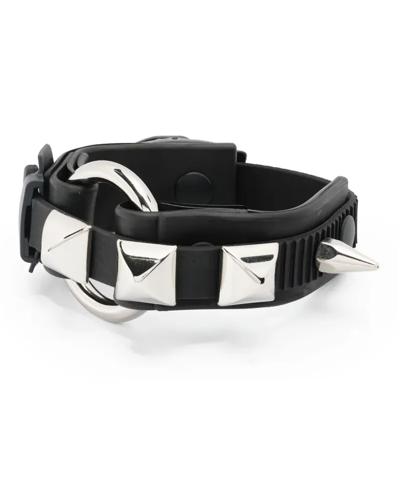 Innerraum Object B01 1 Armband mit spitzen Nieten - Schwarz Schwarz