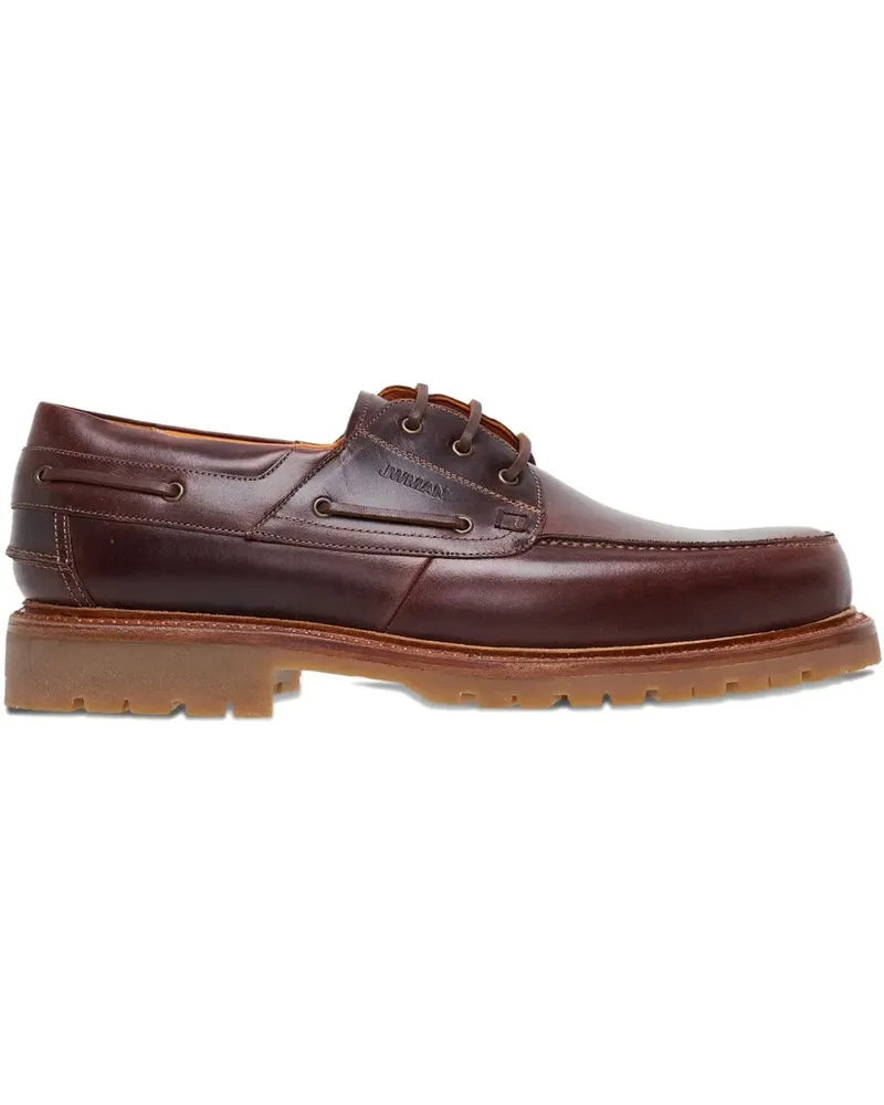 Junya Watanabe x Heinrich Dinkelack leather shoes - Braun Braun