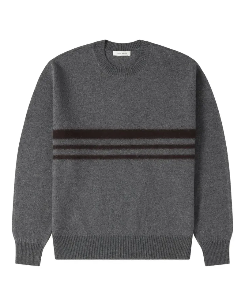 Craig Green Pullover mit Filzstreifen - Grau Grau