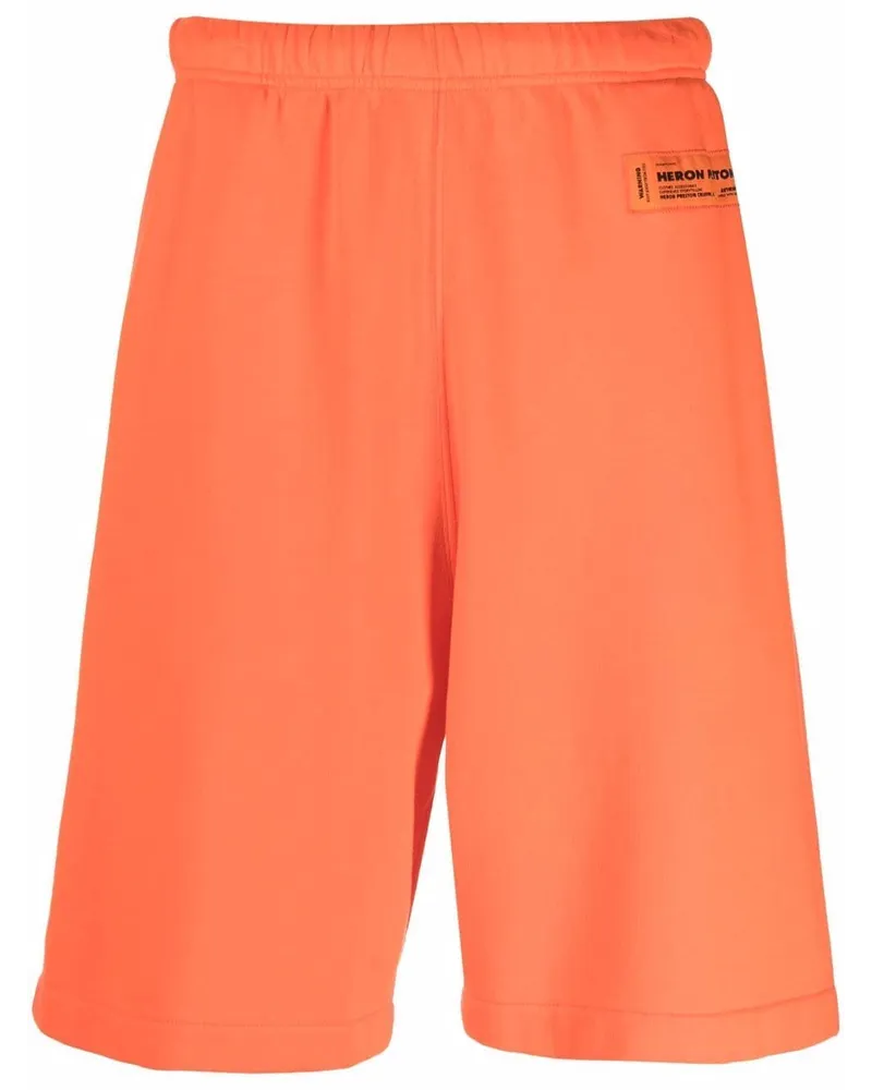 Heron Preston Shorts mit Logo-Print Orange