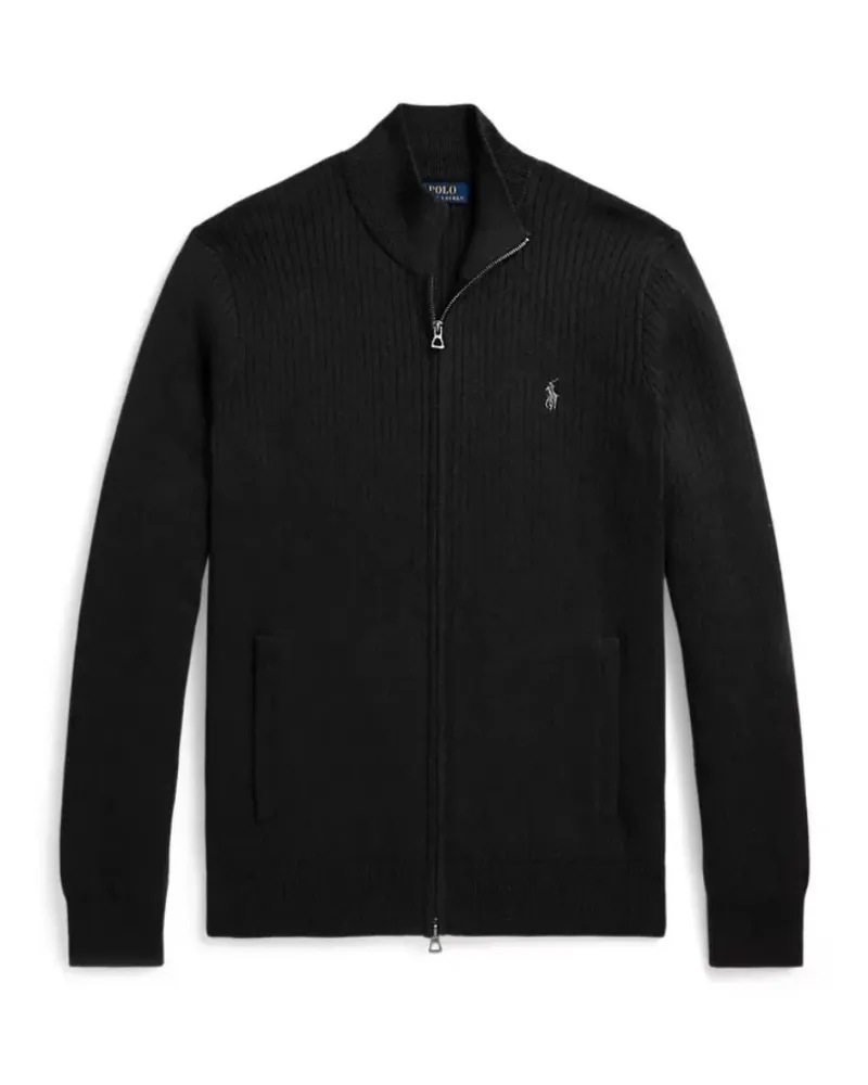 Ralph Lauren Gerippter Cardigan - Grau Grau